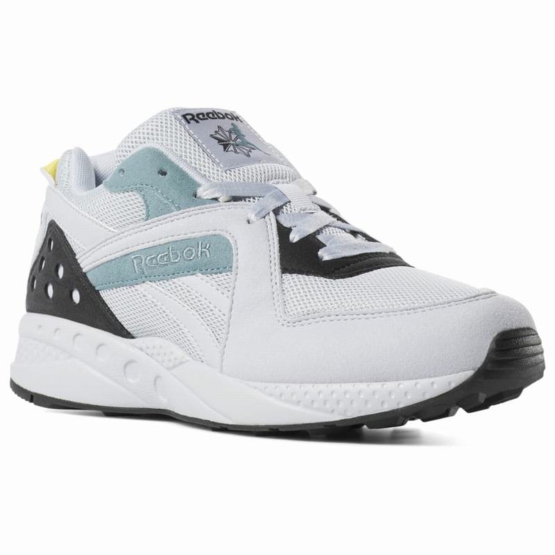 Tenisi Reebok Pyro Dama Albi/Turcoaz/Galbeni/Negrii Romania RS2107AQ